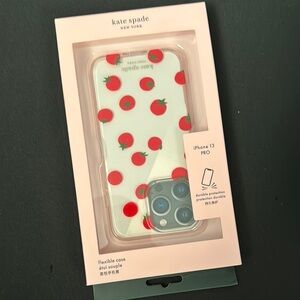 kate spade iPhone 13 Pro Case - Red Tomato Design
